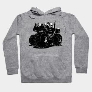 Cartoon Monster Truck Hoodie